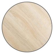 Маса за чай, дъб сонома, Ø35 см, МДФ