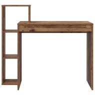 Бюро с рафт Старо дърво 100 x 40 x 90 cm Инженерно дърво