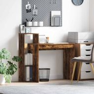 Бюро с рафт Димян дъб 100 x 40 x 90 cm Инженерно дърво