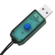 Изкуствена предварително осветена коледна елха с 60 LED 120 см