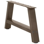 Крака за масичка за кафе, А-образни, 2 бр., 60 x (30-31) см, стомана