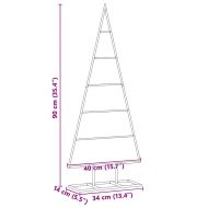 Метално коледно дърво Златист 90 cm Прахово покритие стомана