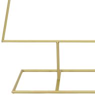 Метално коледно дърво Златист 150 cm Прахово покритие стомана