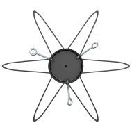 Статив за коледно дърво 1.73 Черно 50 х 50 х 15,5 см Стомана