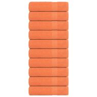 Кърпи за душ FROGN 10 бр оранжеви 70x140 см 360 г/м²
