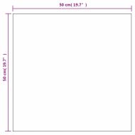 Стенни огледала, 2 бр, 50x50 см, квадратни, стъкло