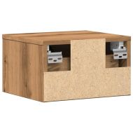 Стенни нощни шкафчета 2 бр. дъб Artisan 34x30x20 cm