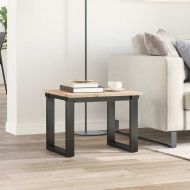 Плот за маса, 50x50x1,7 см, квадратен, бор масив