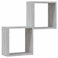 стенни кубчета 2 бр. сиви сонома 30x15x30 см