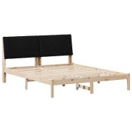 Рамка за легло Кафяво 160 x 200 cm Солидно борово дърво