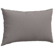 Диван възглавници 2 pcs Таупе 50 x 30 cm текстил