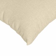 Диван възглавници 2 pcs Крем 50 x 30 cm текстил