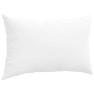 Диван възглавници 2 pcs Бяло 50 x 30 cm текстил