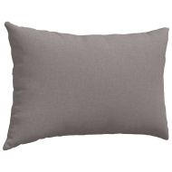Диван възглавници 2 pcs Таупе 60 x 40 cm текстил