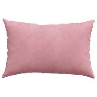 Диван възглавници 2 pcs Розово 60 x 40 cm Кордюрова тъкан