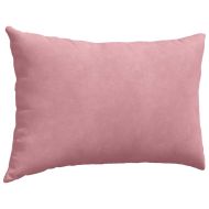 Диван възглавници 2 pcs Розово 60 x 40 cm Кордюрова тъкан