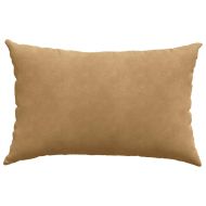 Диван възглавници 2 pcs Кафяво 60 x 40 cm Кордюрова тъкан
