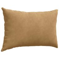 Диван възглавници 2 pcs Кафяво 60 x 40 cm Кордюрова тъкан