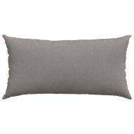 Диван възглавници 2 pcs Таупе 80 x 40 cm текстил