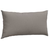 Диван възглавници 2 pcs Таупе 80 x 40 cm текстил
