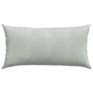 Диван възглавници 2 pcs Светлосиво 80 x 40 cm Кордюрова тъкан