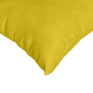 Диван възглавници 2 pcs Жълто 80 x 40 cm Кордюрова тъкан
