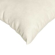 Диван възглавници 2 pcs Крем 80 x 40 cm Кордюрова тъкан
