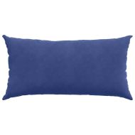 Диван възглавници 2 pcs Полицейско синьо 80 x 40 cm