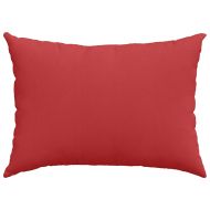 Диван възглавници 2 pcs Червено 70 x 50 cm текстил