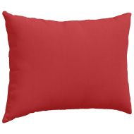 Диван възглавници 2 pcs Червено 70 x 50 cm текстил