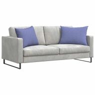 Диван възглавници 2 pcs Дънково син 70 x 50 cm текстил
