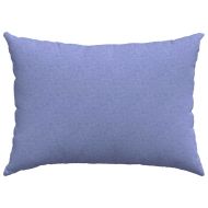 Диван възглавници 2 pcs Дънково син 70 x 50 cm текстил