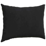 Диван възглавници 2 pcs Черно 70 x 50 cm Кордюрова тъкан