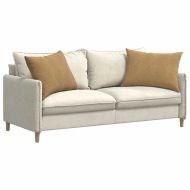 Диван възглавници 2 pcs Кафяво 70 x 50 cm Кордюрова тъкан