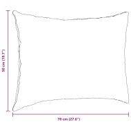 Диван възглавници 2 pcs Полицейско синьо 70 x 50 cm