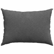 Диван възглавници 2 pcs Тъмен сив 70 x 50 cm Кордюрова тъкан