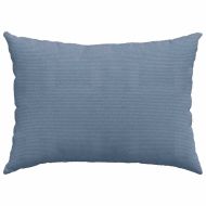 Диван възглавници 2 pcs Синьо 70 x 50 cm Кордюрова тъкан