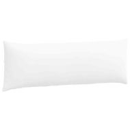 Диван възглавници 2 pcs Бяло 120 x 40 cm текстил