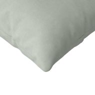 Диван възглавници 2 pcs Светлосиво 120 x 40 cm Кордюрова тъкан