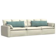 Диван възглавници 2 pcs Морско зелено 120 x 40 cm