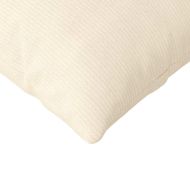 Диван възглавници 2 pcs Крем 120 x 40 cm Кордюрова тъкан