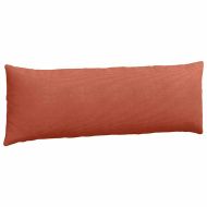 Диван възглавници 2 pcs Червено оранжево 120 x 40 cm