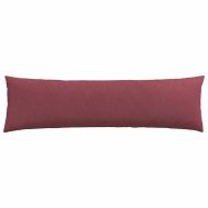Диван възглавници 2 pcs Виненочервен 145 x 40 см текстил