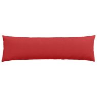 Диван възглавници 2 pcs Червено 145 x 40 см текстил