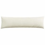 Диван възглавници 2 pcs Крем 145 x 40 см Кордюрова тъкан