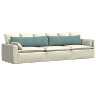 Диван възглавници 2 pcs Морско зелено 145 x 40 см