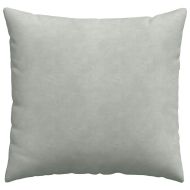 Диван възглавници 2 pcs Светлосиво 45 x 45 cm Кордюрова тъкан