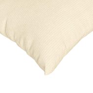 Диван възглавници 2 pcs Крем 50 x 50 cm Кордюрова тъкан