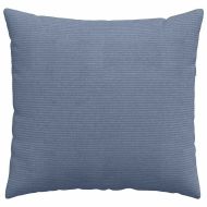 Диван възглавници 2 pcs Синьо 50 x 50 cm Кордюрова тъкан