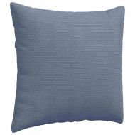 Диван възглавници 2 pcs Синьо 50 x 50 cm Кордюрова тъкан